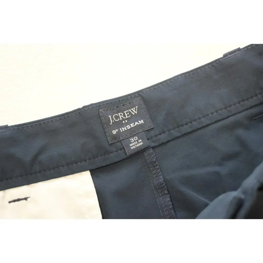 J Crew Golf Shorts Shorts Performance Wicking Stretch Blue Flat Mens‎ Size 30